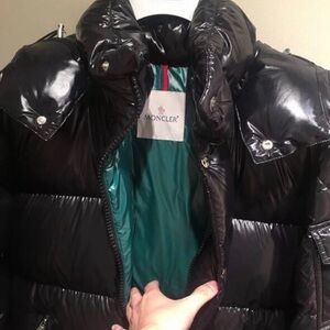 Moncler Black Puffer Jacket